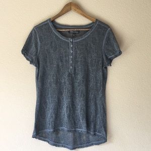 Semi Sheer with metallic thread top